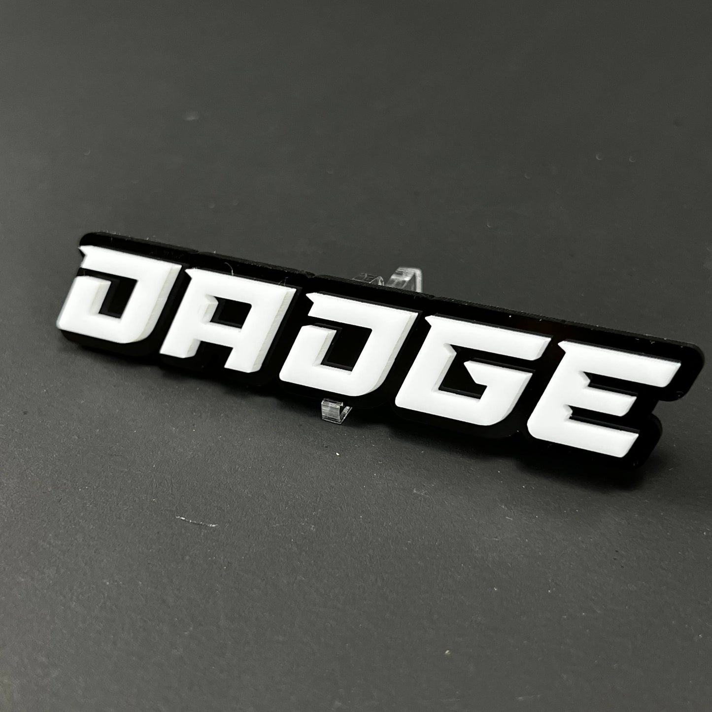1PC DODGE 3D Acrylic Badge - Car Truck Emblem Fender Tailgate Trunk Sticker