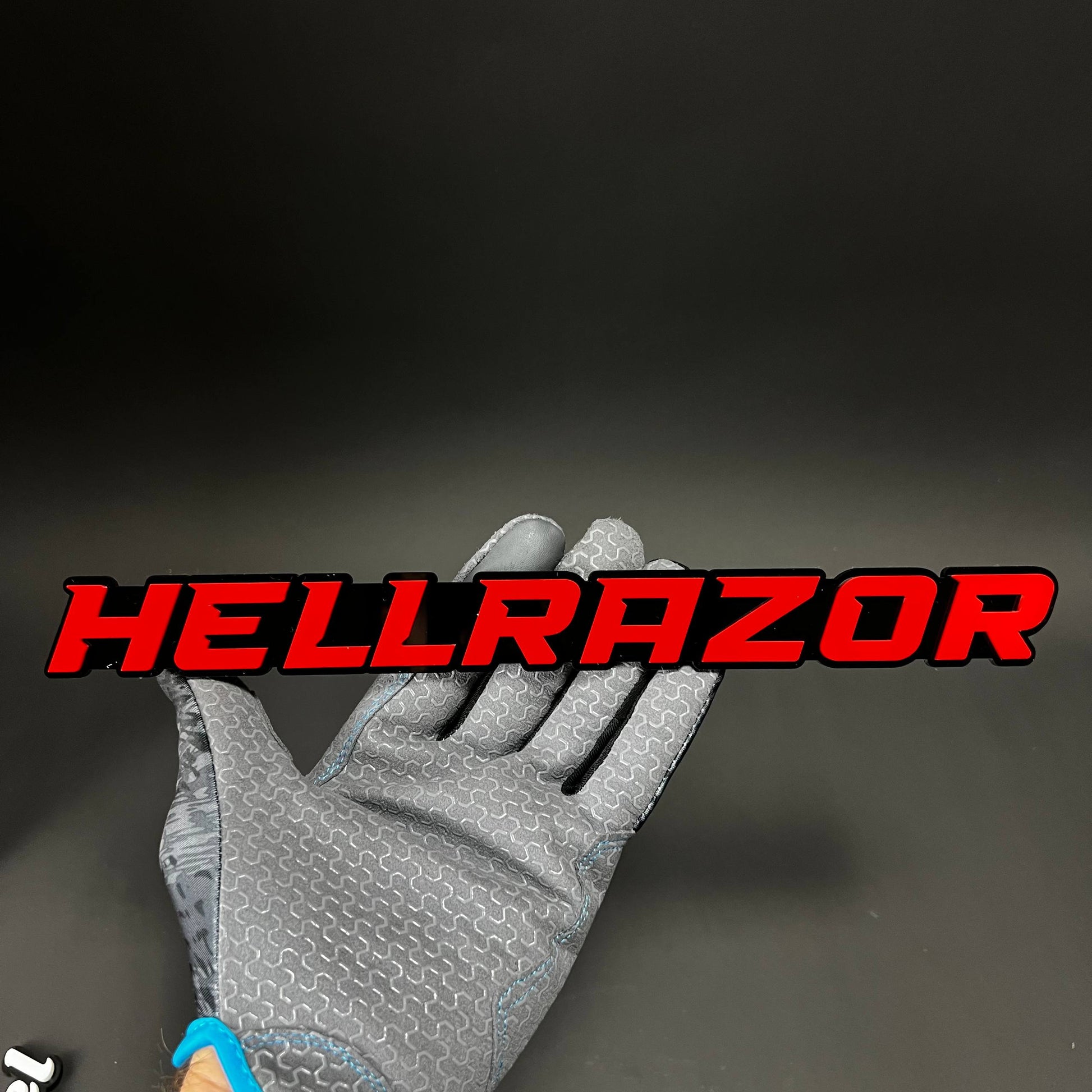 1PC HELLRAZOR 3D Acrylic Badge - Car Truck Emblem Fender Tailgate Trunk Sticker