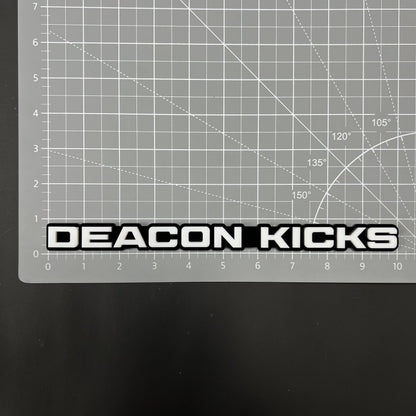 1PC DEACON KICKS 3D Acrylic Badge - Car Truck Emblem Fender Sticker