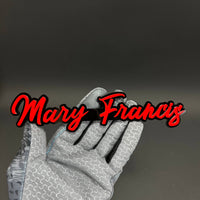 1PC Mary Francis 3D Acrylic Badge - Car Truck Emblem Fender Sticker