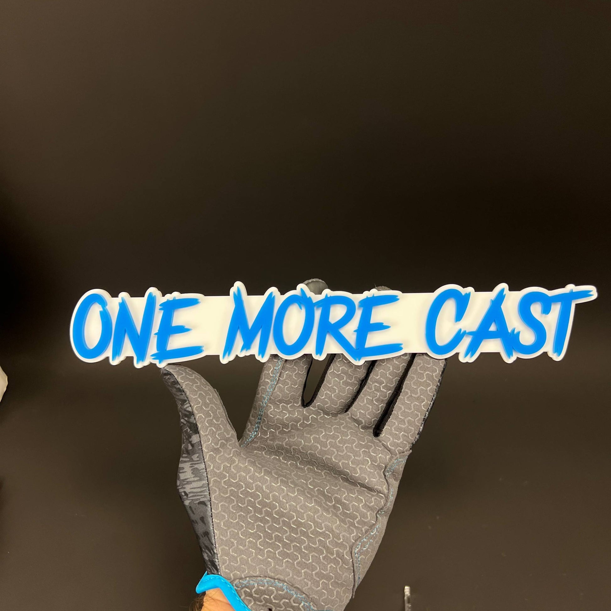 1PC ONE MORE CAST 3D Acrylic Badge - Car Truck Emblem Fender Sticker