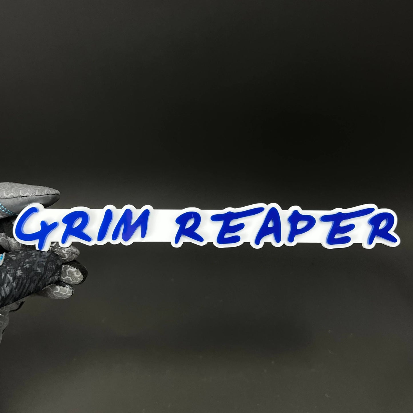 1PC GRIM REAPER 3D Acrylic Badge - Car Truck Emblem Fender Sticker