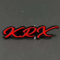 1PC KRX 3D Acrylic Badge - Car Truck Emblem Fender Tailgate Trunk Sticker