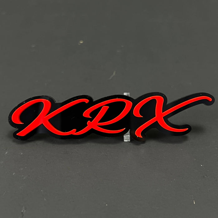1PC KRX 3D Acrylic Badge - Car Truck Emblem Fender Tailgate Trunk Sticker