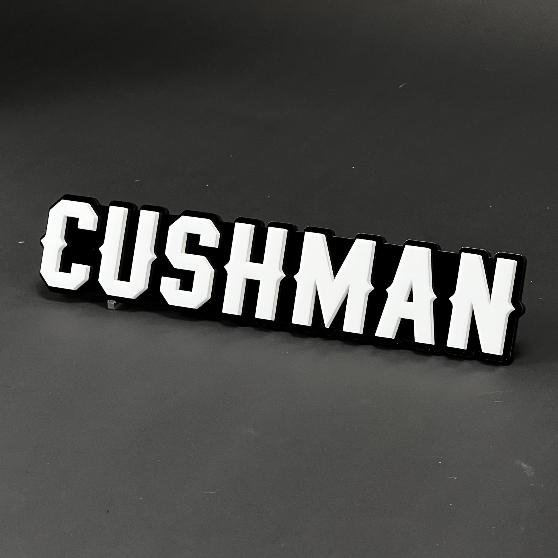 1PC CUSHMAN 3D Acrylic Badge - Car Truck Emblem Fender Tailgate Trunk Sticker