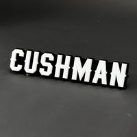 1PC CUSHMAN 3D Acrylic Badge - Car Truck Emblem Fender Tailgate Trunk Sticker