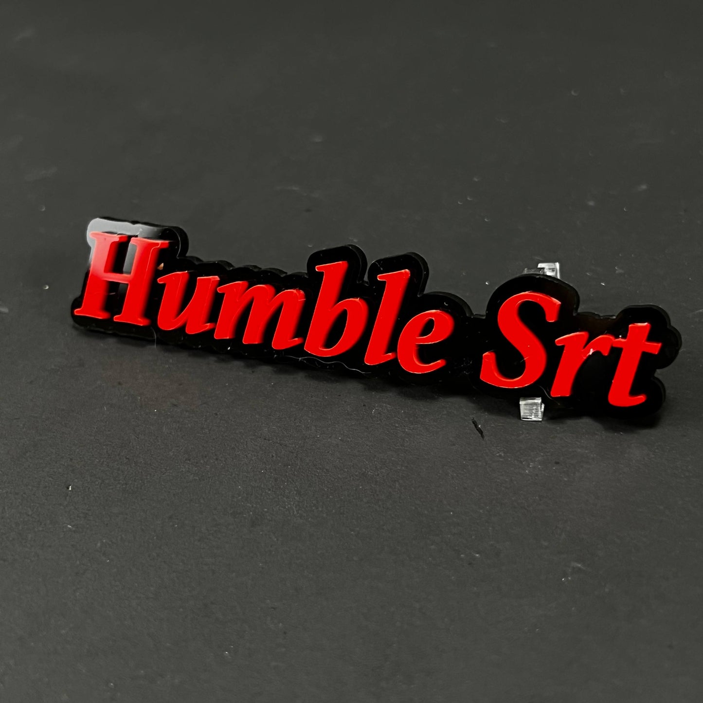 1PC Humble Srt 3D Acrylic Badge - Car Truck Emblem Fender Tailgate Trunk Sticker