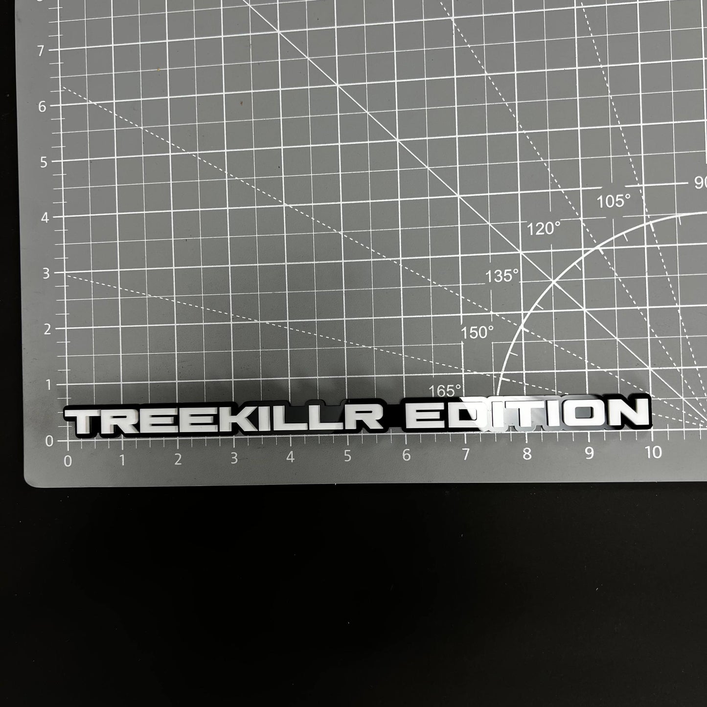 1PC TREEKILLR EDITION 3D Acrylic Badge - Car Truck Emblem Fender Sticker
