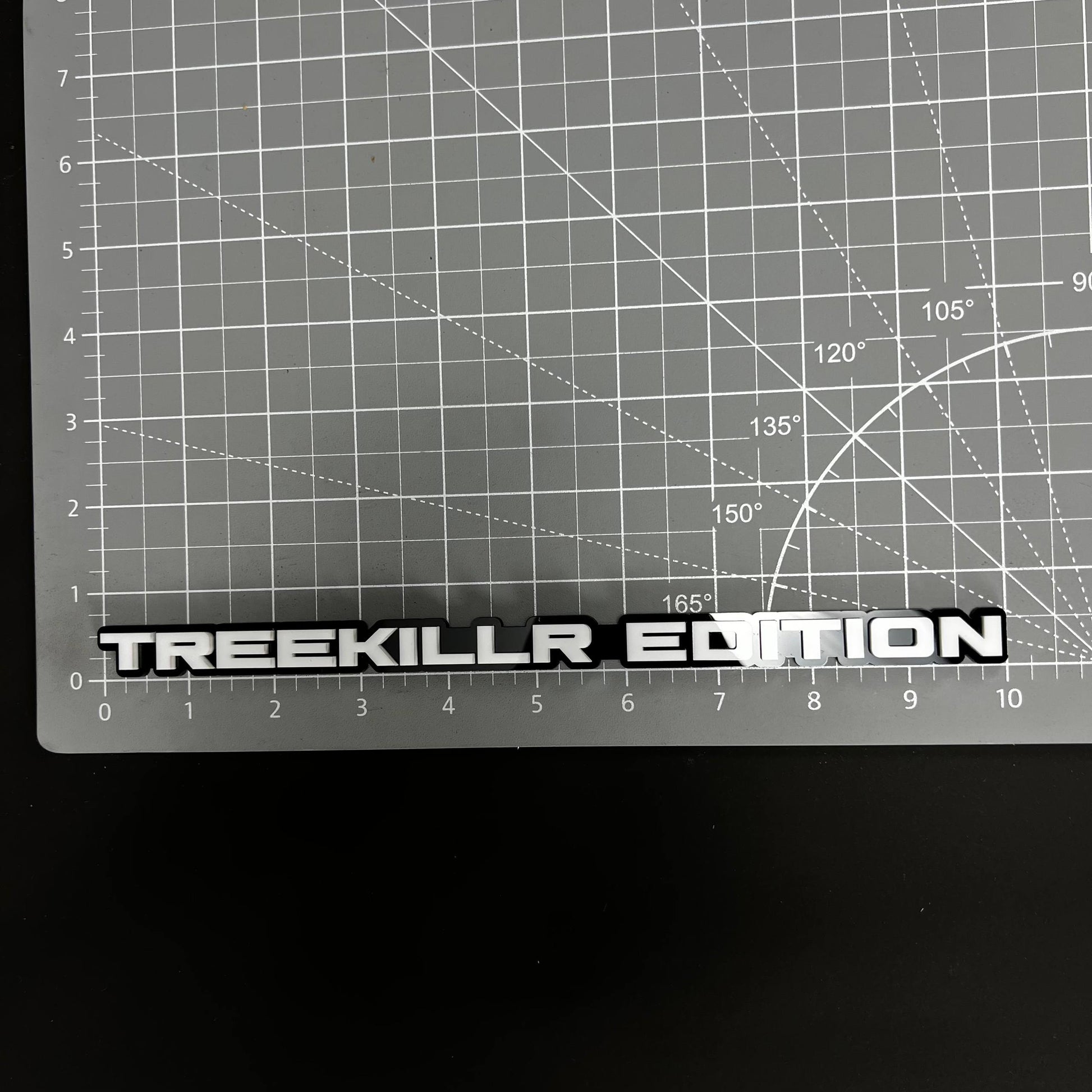 1PC TREEKILLR EDITION 3D Acrylic Badge - Car Truck Emblem Fender Sticker