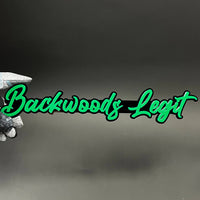 1PC Backwoods Legit 3D Acrylic Badge - Car Truck Emblem Fender Sticker