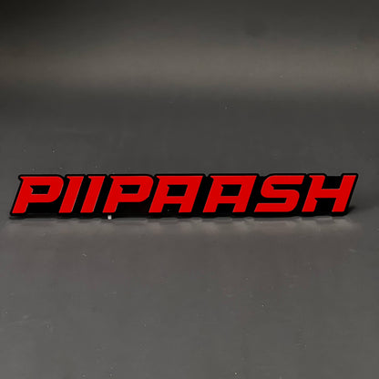1PC PIIPAASH 3D Acrylic Badge - Car Truck Emblem Fender Tailgate Trunk Sticker