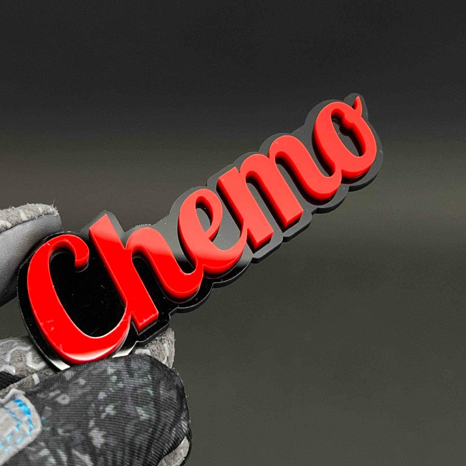 1PC Chemo 3D Acrylic Badge - Car Truck Emblem Fender Tailgate Trunk Sticker