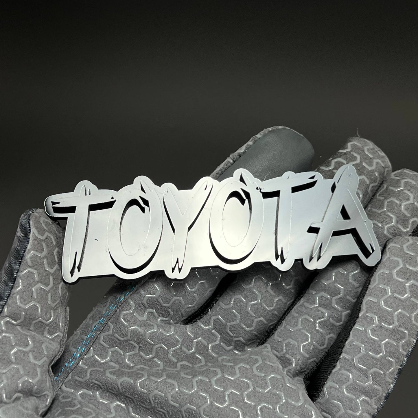 1PC TOYOTA 3D Acrylic Badge - Car Truck Emblem Fender Tailgate Trunk Sticker