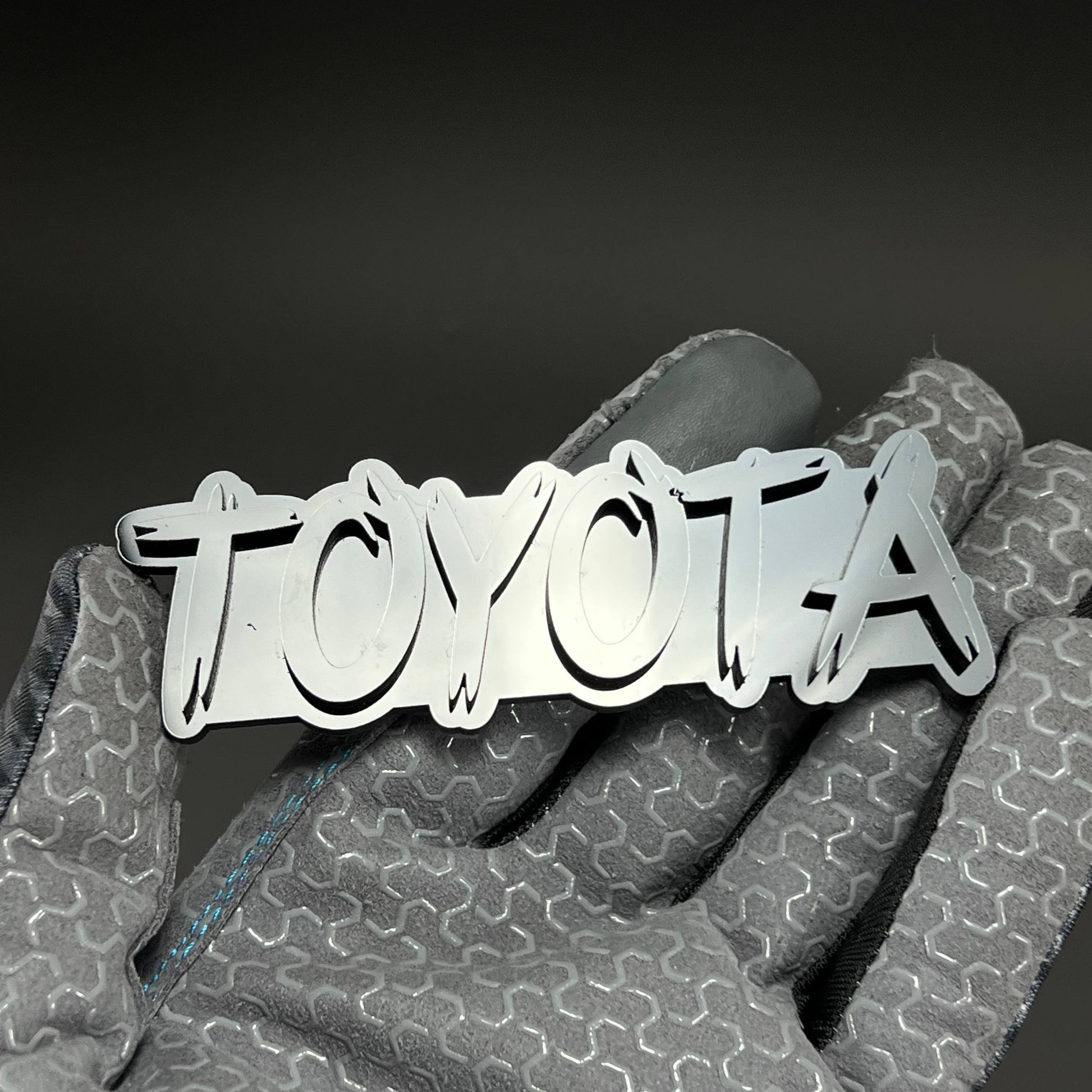 1PC TOYOTA 3D Acrylic Badge - Car Truck Emblem Fender Tailgate Trunk Sticker