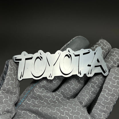 1PC TOYOTA 3D Acrylic Badge - Car Truck Emblem Fender Tailgate Trunk Sticker