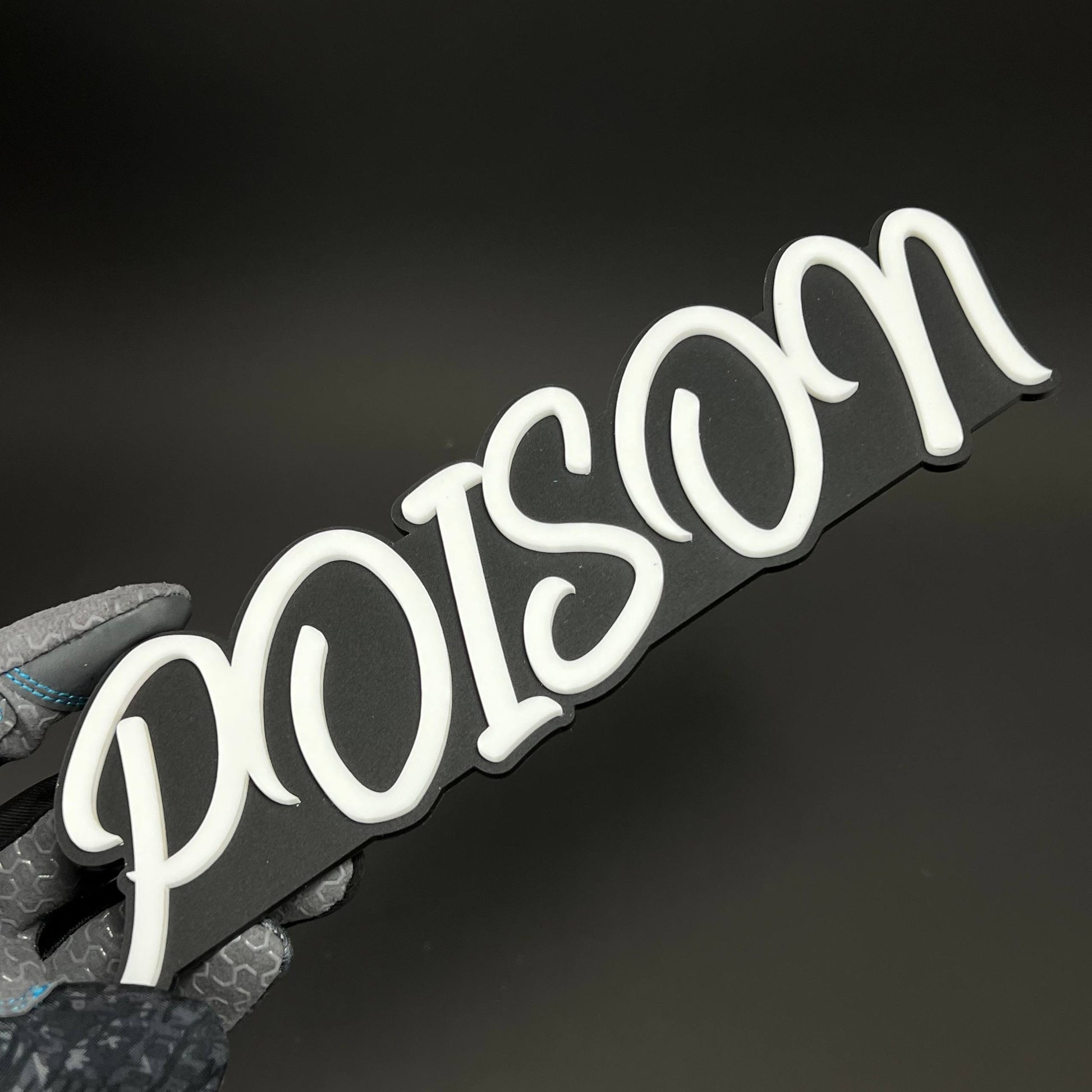 1PC POISON 3D Acrylic Badge - Car Truck Emblem Fender Tailgate Trunk Sticker