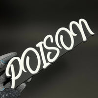 1PC POISON 3D Acrylic Badge - Car Truck Emblem Fender Tailgate Trunk Sticker