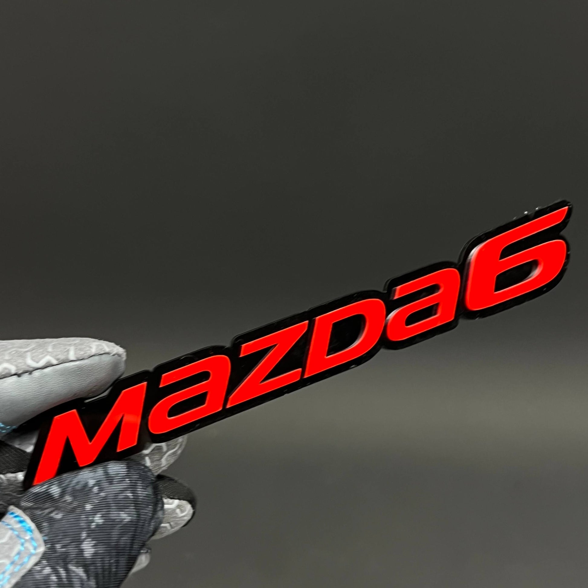 1PC MAZDA6 3D Acrylic Badge - Car Truck Emblem Fender Tailgate Trunk Sticker
