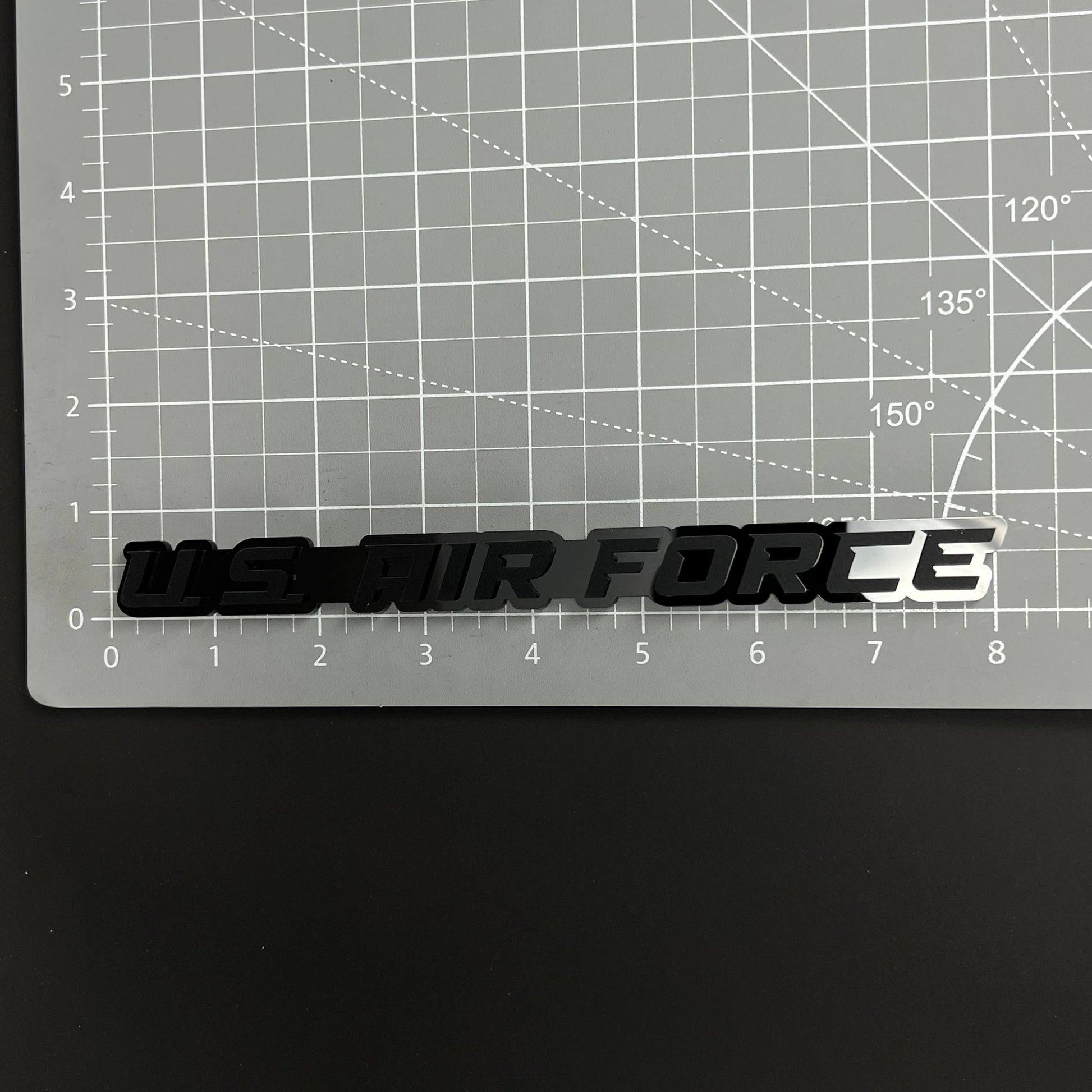 1PC U.S. AIR FORCE 3D Acrylic Badge - Car Truck Emblem Fender Sticker