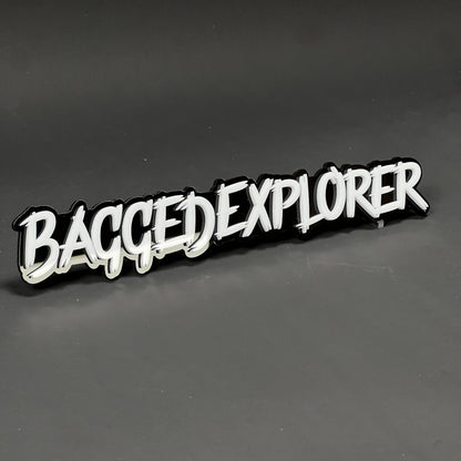 1PC BAGGEDEXPLORER 3D Acrylic Badge - Car Truck Emblem Fender Sticker