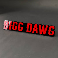 1PC BIGG DAWG 3D Acrylic Badge - Car Truck Emblem Fender Tailgate Trunk Sticker