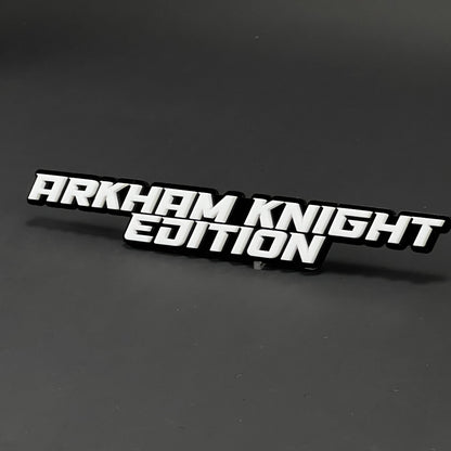 1PC ARKHAM KNIGHT EDITION 3D Acrylic Badge - Car Truck Emblem Fender Sticker