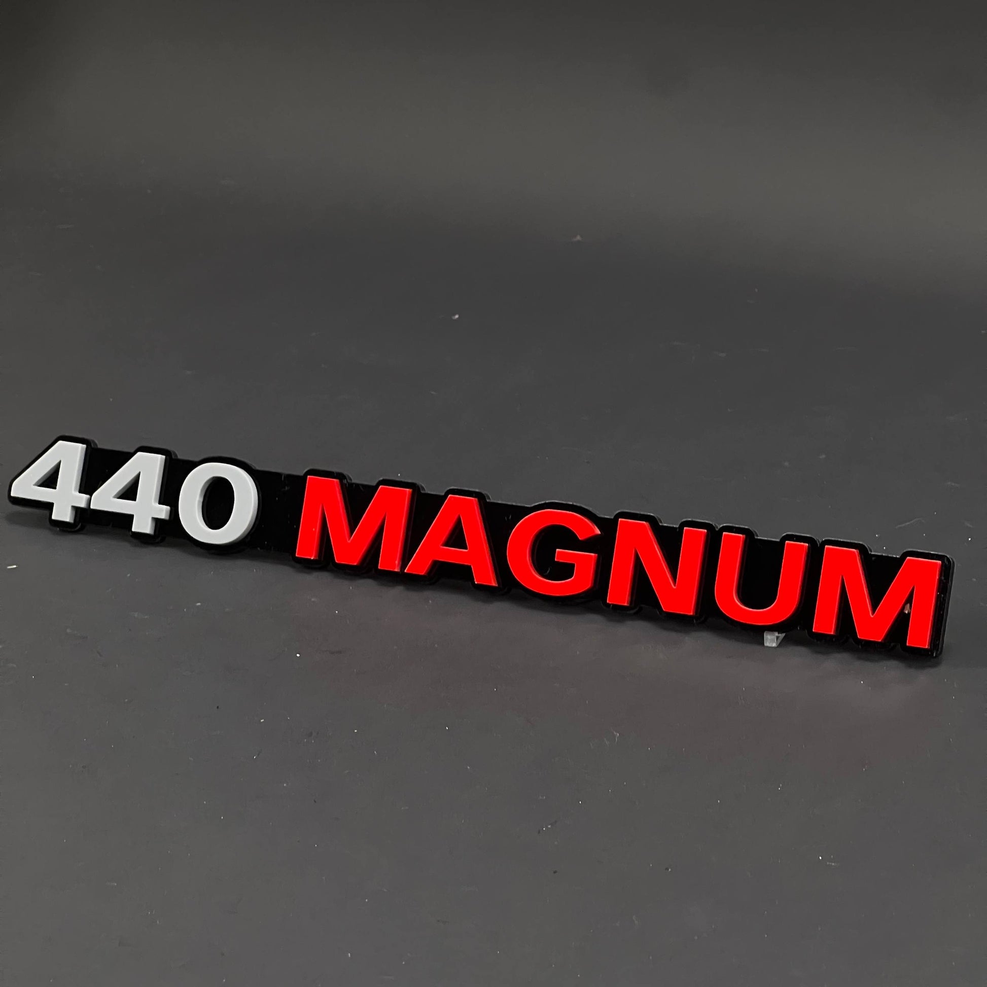 1PC 440 MAGNUM 3D Acrylic Badge - Car Truck Emblem Fender Tailgate Trunk Sticker