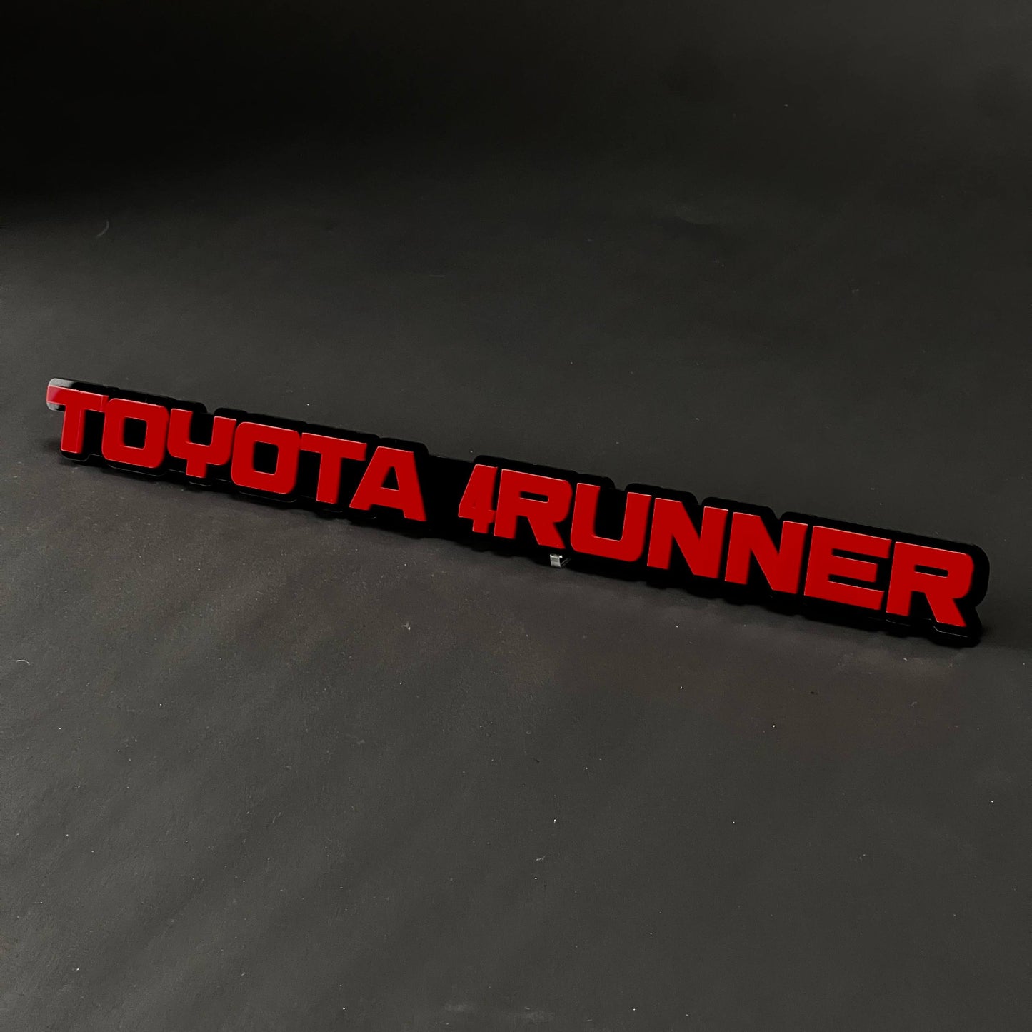 1PC TOYOTA 4RUNNER 3D Acrylic Badge - Car Truck Emblem Fender Sticker