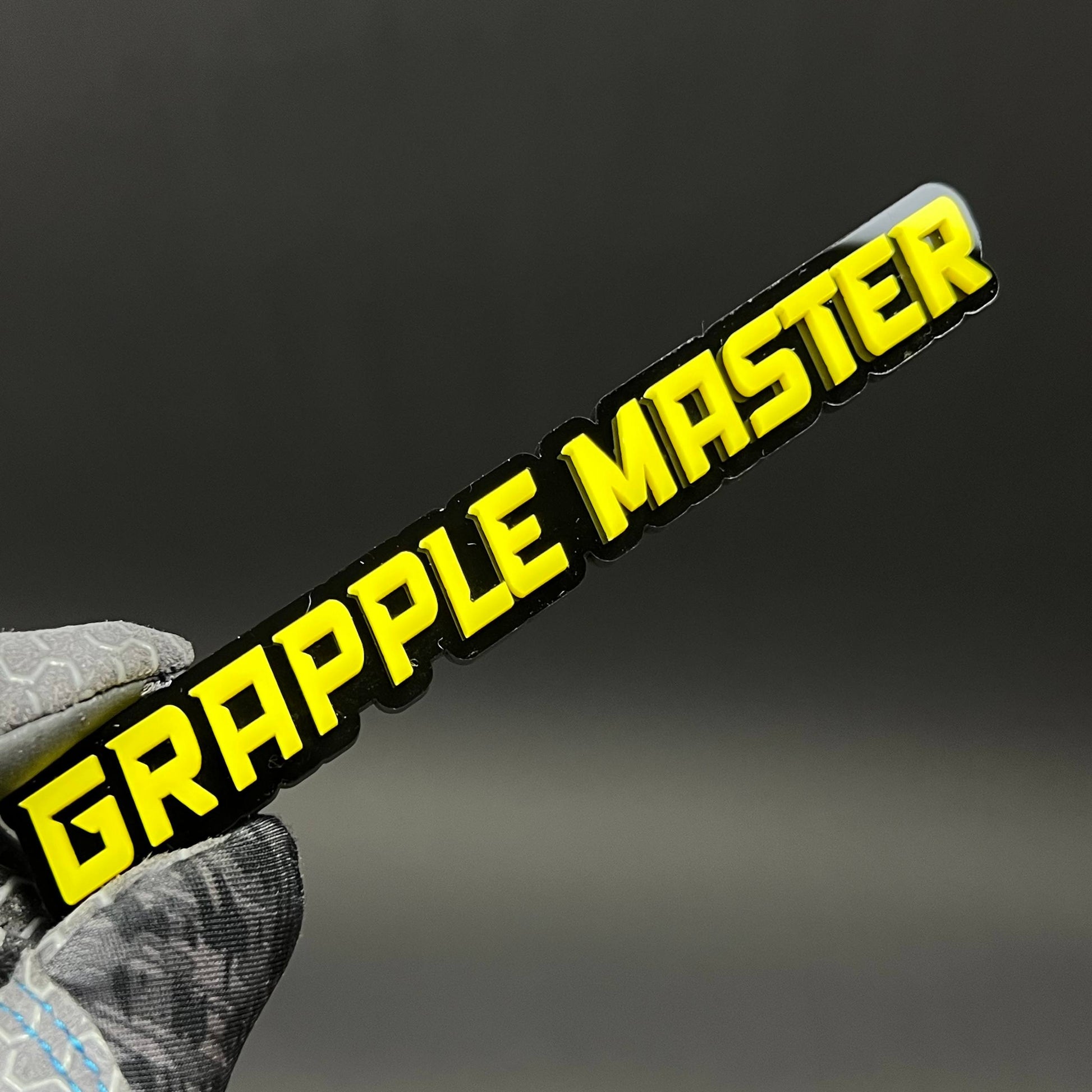 1PC GRAPPLE MASTER 3D Acrylic Badge - Car Truck Emblem Fender Sticker