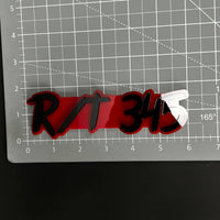1PC R/T 345 3D Acrylic Badge - Car Truck Emblem Fender Tailgate Trunk Sticker