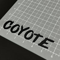 1PC COYOTE 3D Acrylic Badge - Car Truck Emblem Fender Tailgate Trunk Sticker
