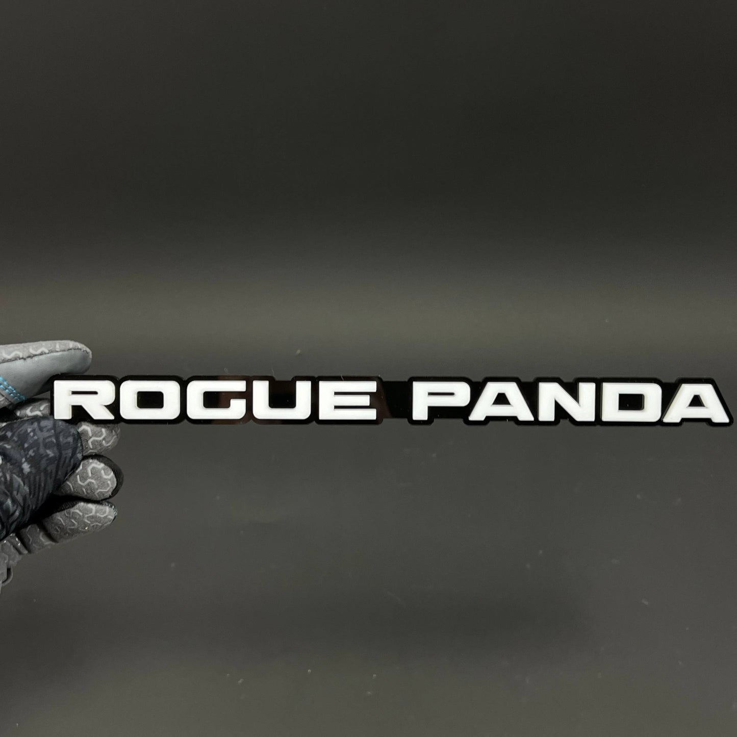 1PC ROGUE PANDA 3D Acrylic Badge - Car Truck Emblem Fender Sticker