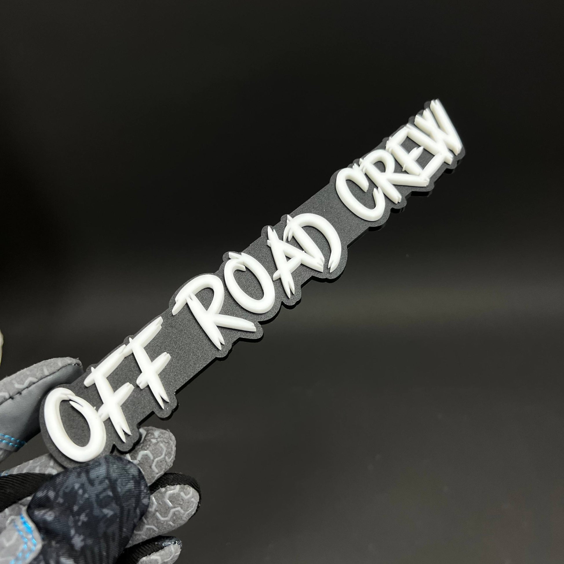 1PC OFF ROAD CREW 3D Acrylic Badge - Car Truck Emblem Fender Sticker