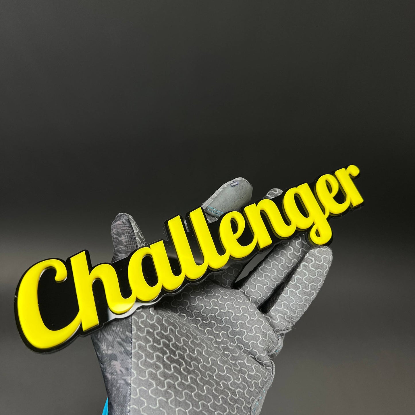 1PC Challenger 3D Acrylic Badge - Car Truck Emblem Fender Tailgate Trunk Sticker
