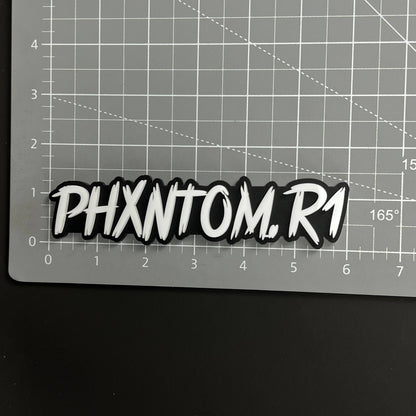 1PC PHXNTOM.R1 3D Acrylic Badge - Car Truck Emblem Fender Tailgate Trunk Sticker