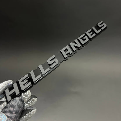 1PC HELLS ANGELS 3D Acrylic Badge - Car Truck Emblem Fender Sticker