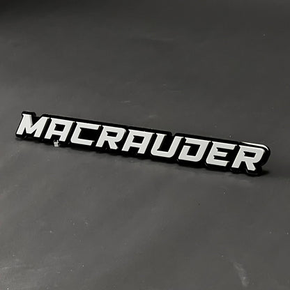 1PC MACRAUDER 3D Acrylic Badge - Car Truck Emblem Fender Tailgate Trunk Sticker