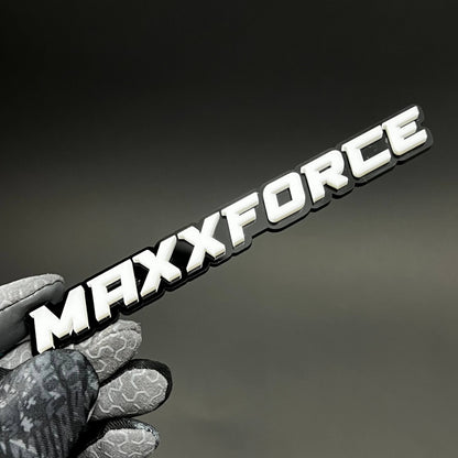 1PC MAXXFORCE 3D Acrylic Badge - Car Truck Emblem Fender Tailgate Trunk Sticker
