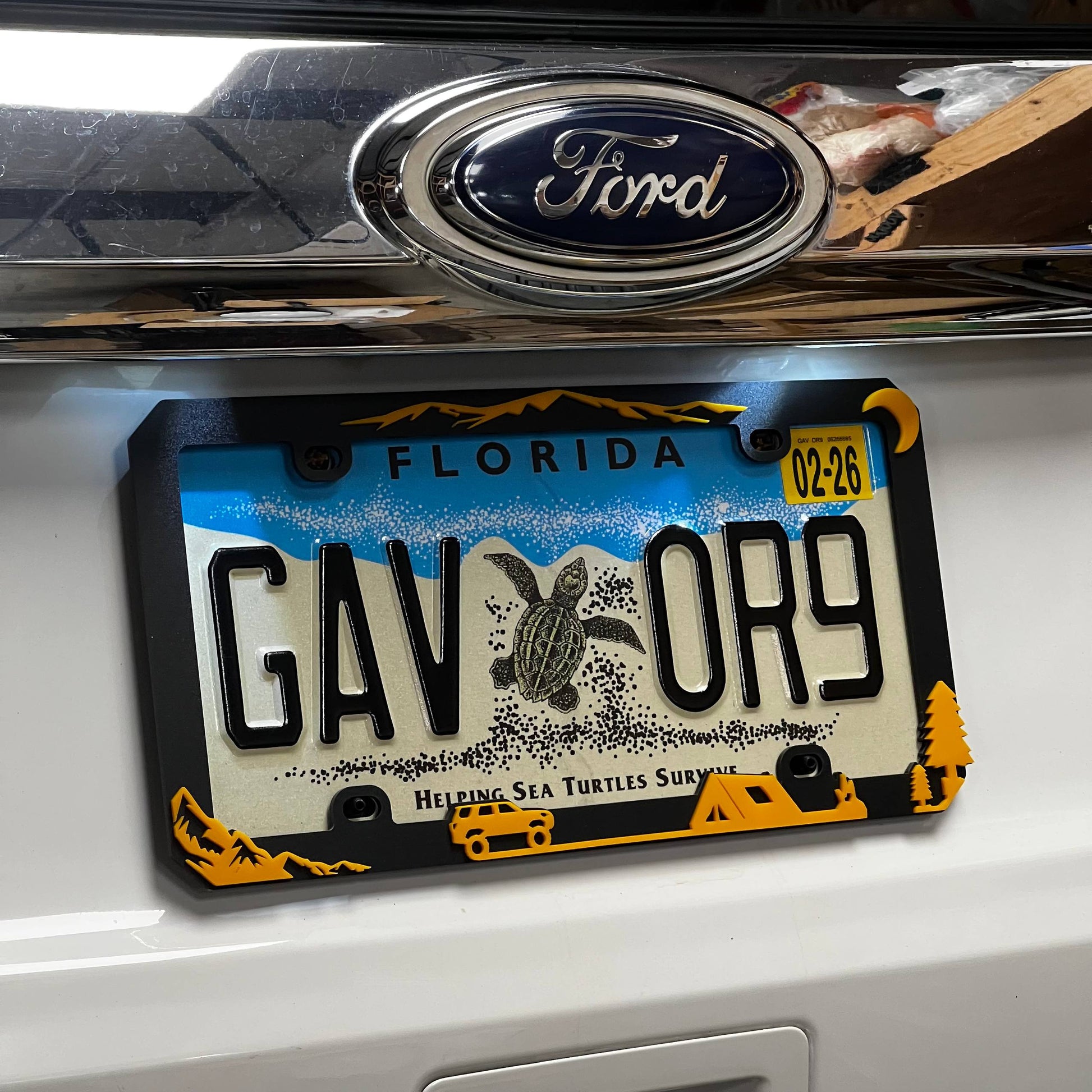 1PC GAV OR9 3D Acrylic Badge - Car Truck Emblem Fender Tailgate Trunk Sticker