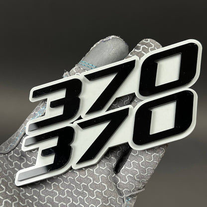 1PC 370 3D Acrylic Badge - Car Truck Emblem Fender Tailgate Trunk Sticker