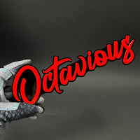 1PC Octavious 3D Acrylic Badge - Car Truck Emblem Fender Tailgate Trunk Sticker