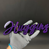 1PC Huggins 3D Acrylic Badge - Car Truck Emblem Fender Tailgate Trunk Sticker