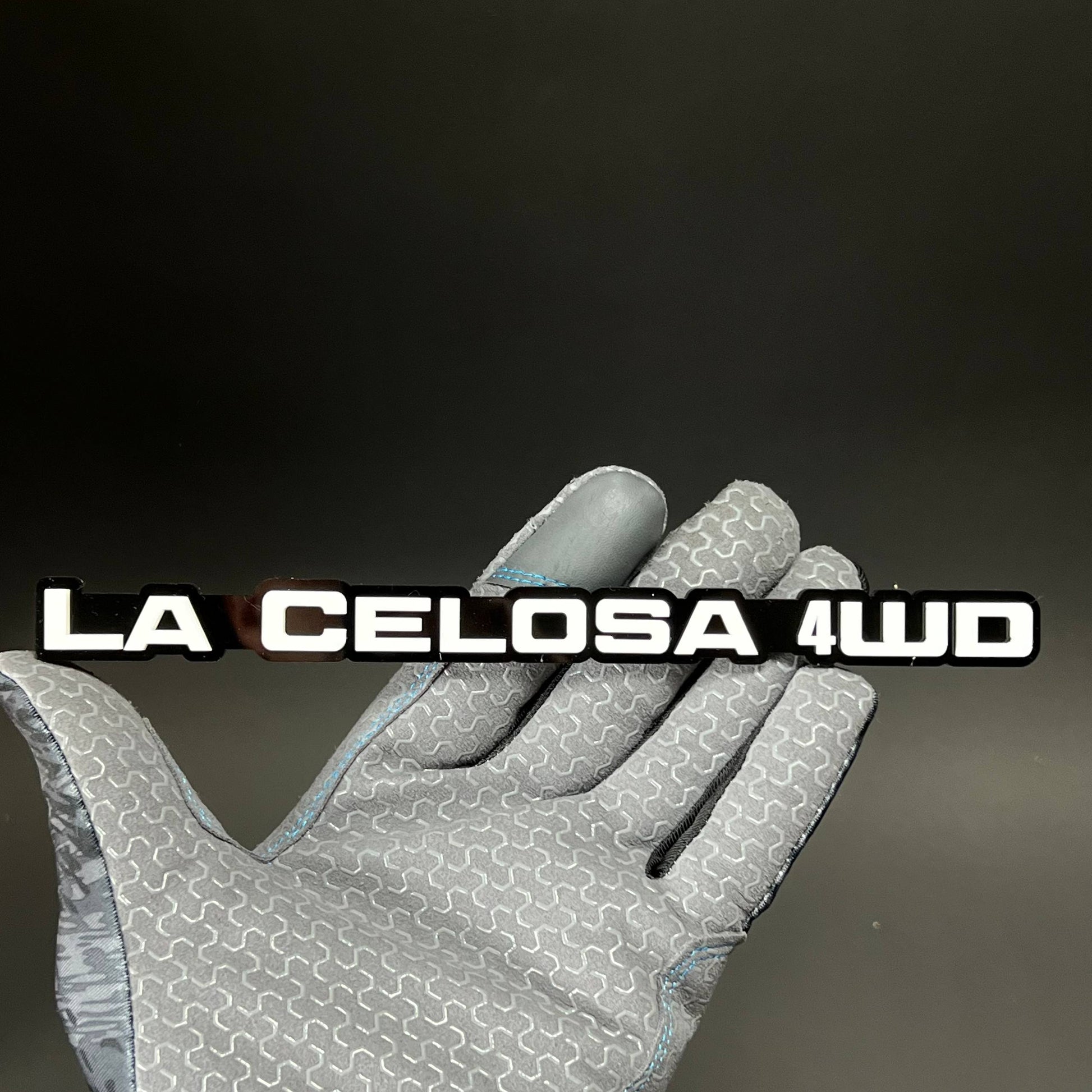 1PC LA CELOSA 4WD 3D Acrylic Badge - Car Truck Emblem Fender Sticker