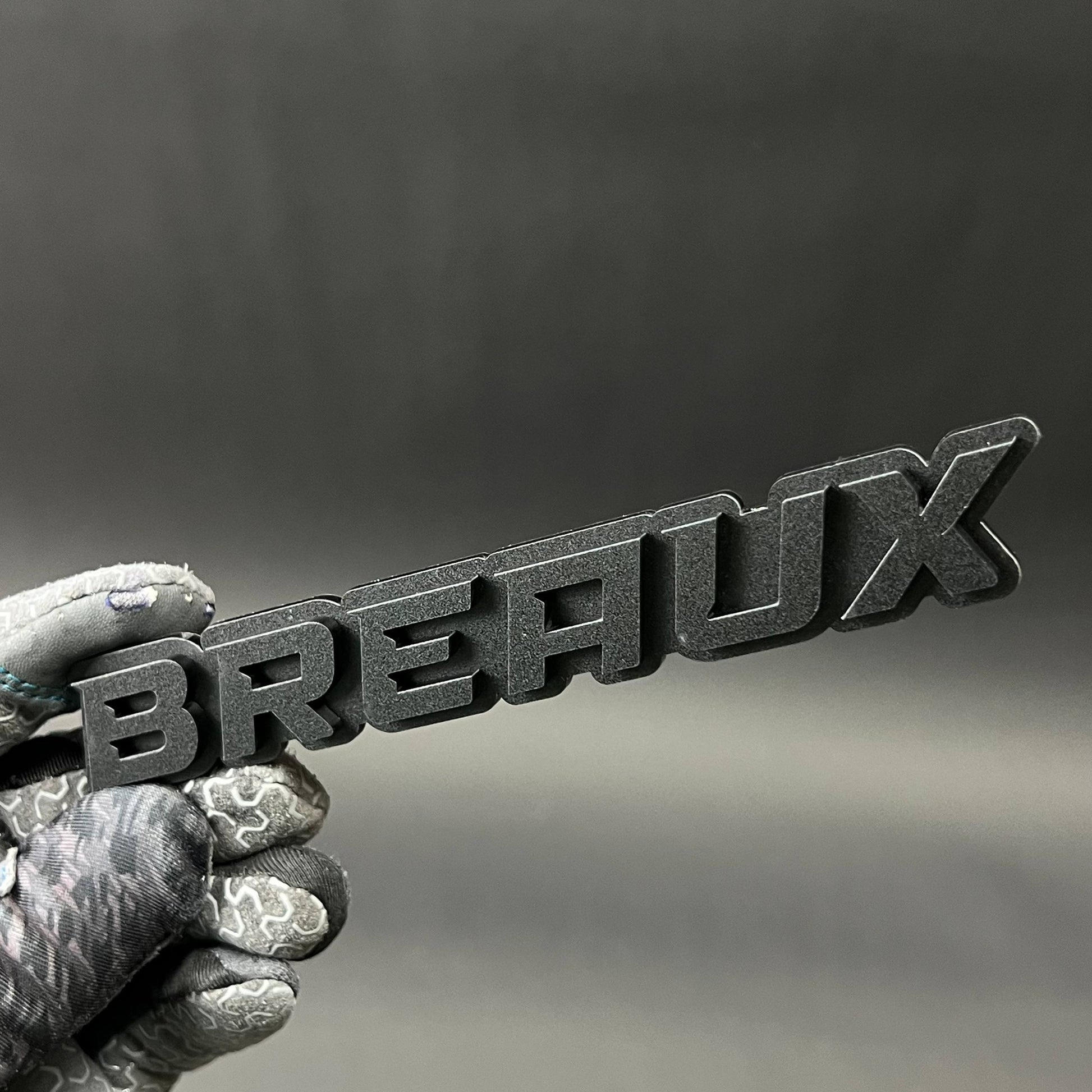 1PC BREAUX 3D Acrylic Badge - Car Truck Emblem Fender Tailgate Trunk Sticker