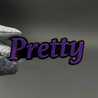 1PC Pretty 3D Acrylic Badge - Car Truck Emblem Fender Tailgate Trunk Sticker