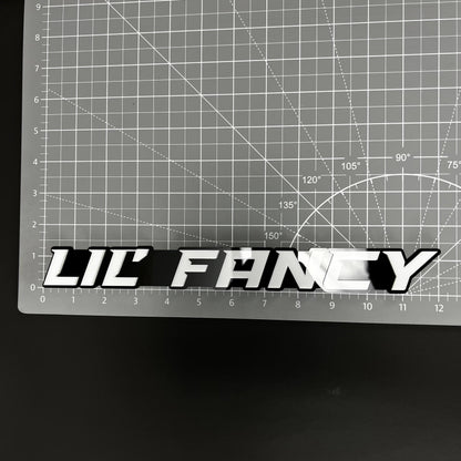 1PC LIL' FANCY 3D Acrylic Badge - Car Truck Emblem Fender Tailgate Trunk Sticker