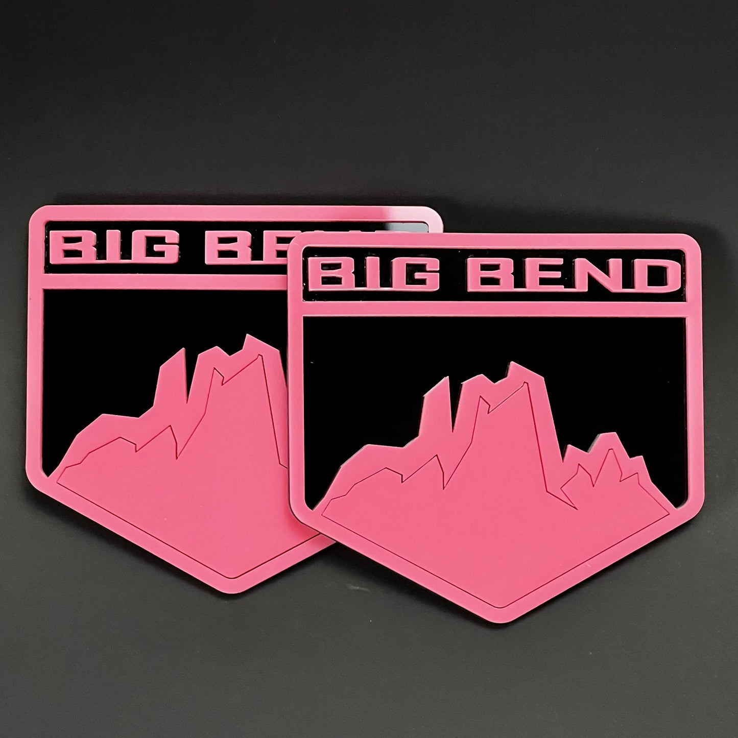 1PC BIG BEND 3D Acrylic Badge - Car Truck Emblem Fender Tailgate Trunk Sticker