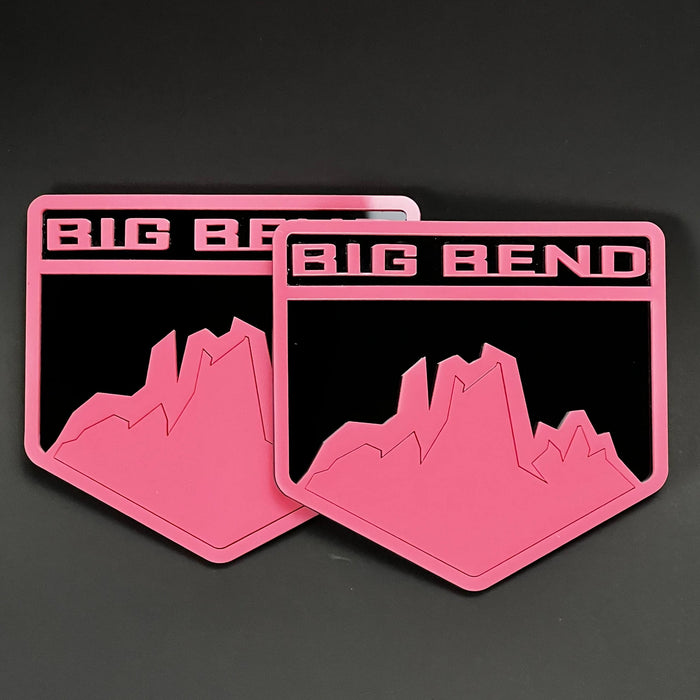 1PC BIG BEND 3D Acrylic Badge - Car Truck Emblem Fender Tailgate Trunk Sticker
