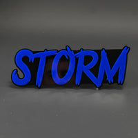 1PC STORM 3D Acrylic Badge - Car Truck Emblem Fender Tailgate Trunk Sticker