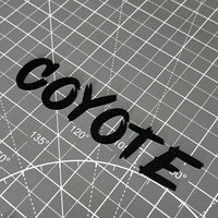 1PC COYOTE 3D Acrylic Badge - Car Truck Emblem Fender Tailgate Trunk Sticker
